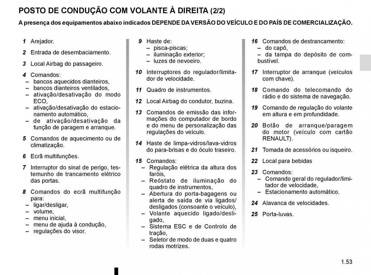 manuel du propriétaire Renault Koleos II 2 manual del propietario / page 59