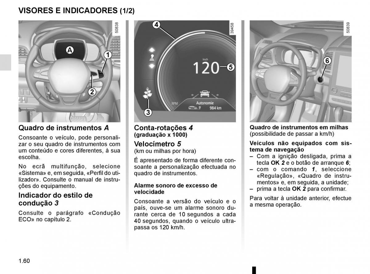 manuel du propriétaire Renault Koleos II 2 manual del propietario / page 66