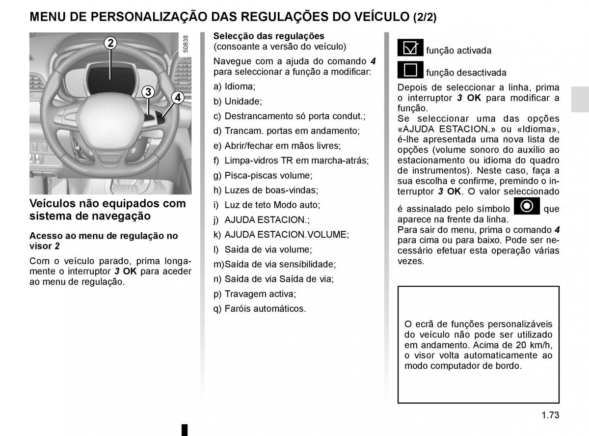 manuel du propriétaire Renault Koleos II 2 manual del propietario / page 79