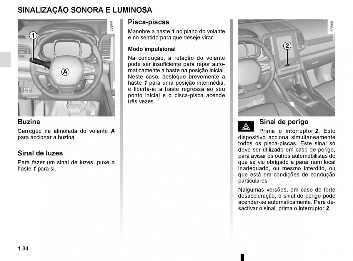 manuel du propriétaire Renault Koleos II 2 manual del propietario / page 90