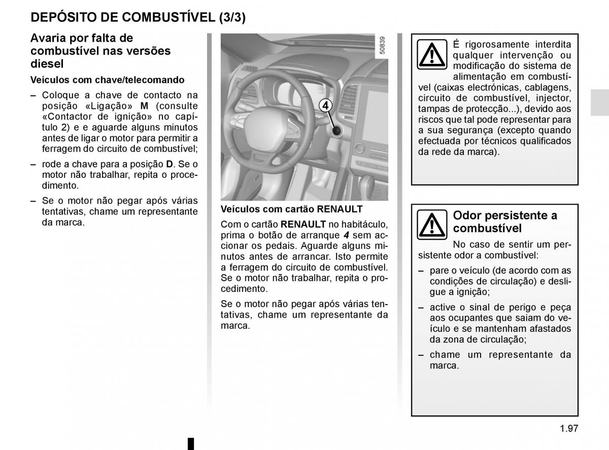 manuel du propriétaire Renault Koleos II 2 manual del propietario / page 103