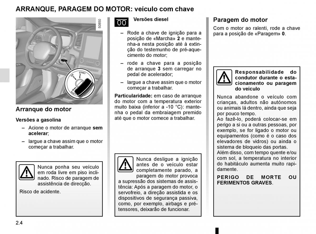 manuel du propriétaire Renault Koleos II 2 manual del propietario / page 108