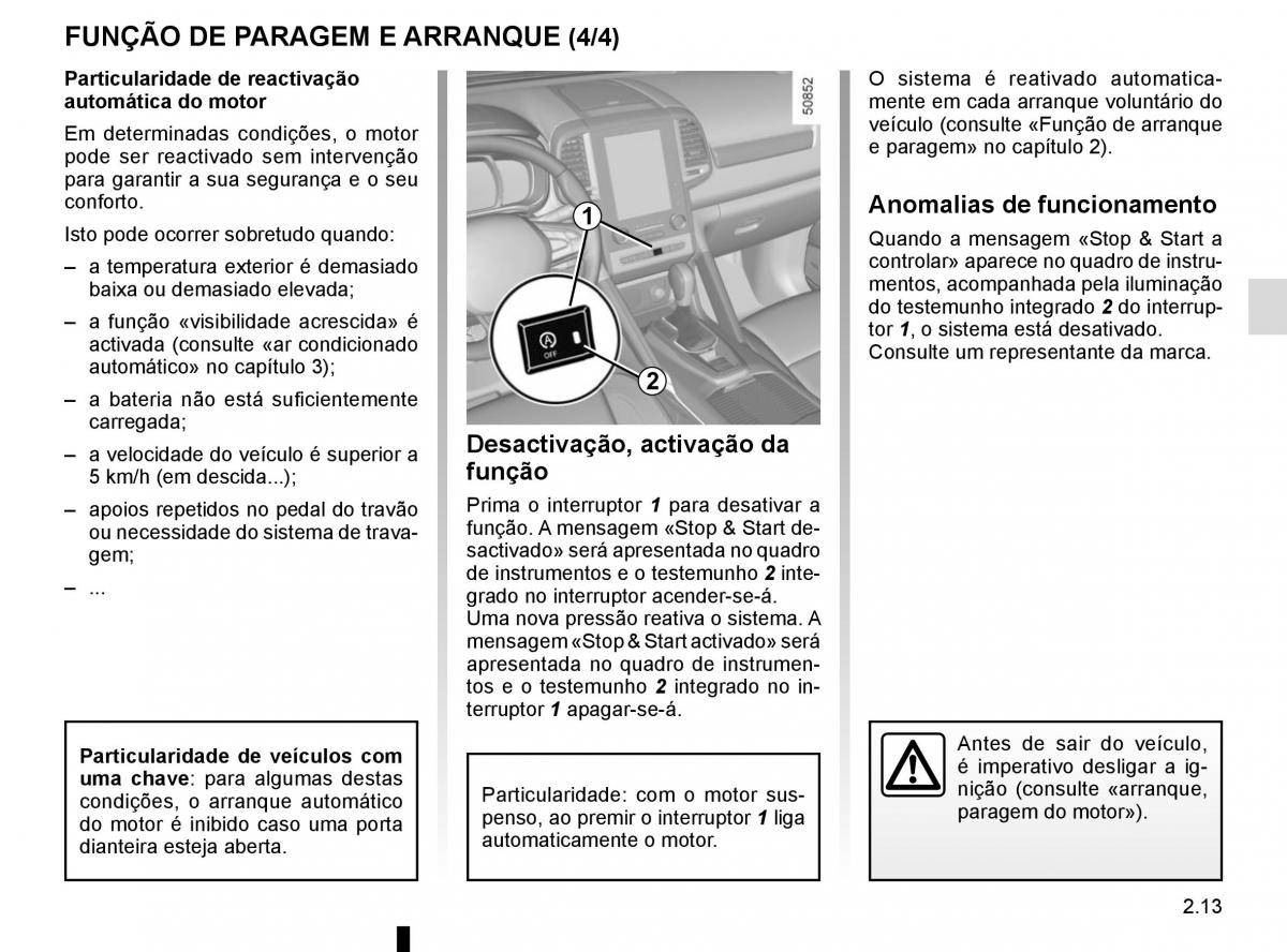 manuel du propriétaire Renault Koleos II 2 manual del propietario / page 117