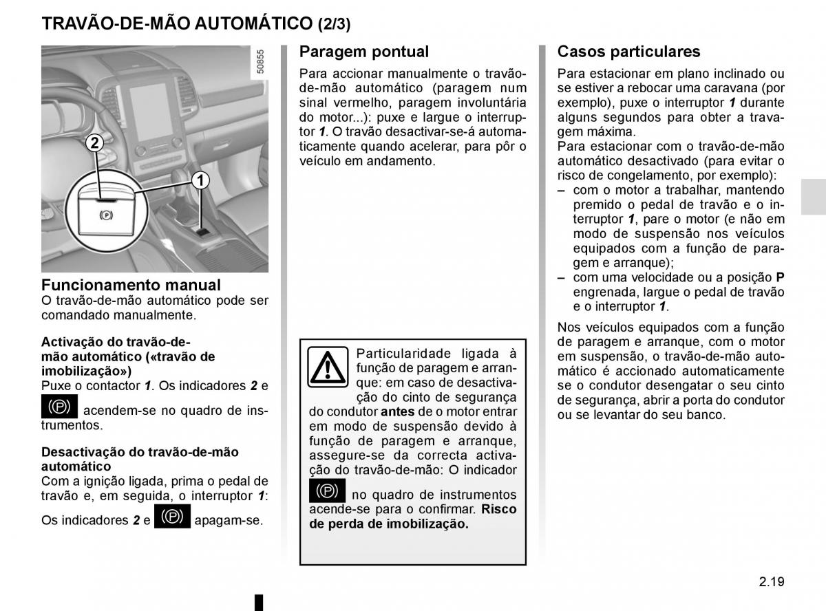 manuel du propriétaire Renault Koleos II 2 manual del propietario / page 123