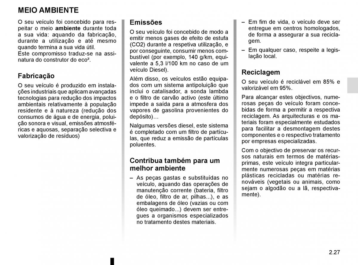 manuel du propriétaire Renault Koleos II 2 manual del propietario / page 131