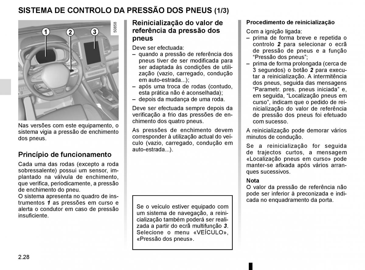 manuel du propriétaire Renault Koleos II 2 manual del propietario / page 132