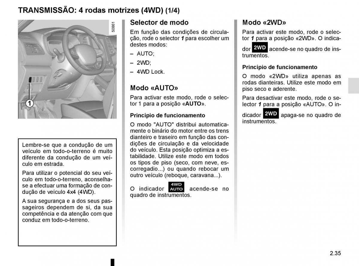 manuel du propriétaire Renault Koleos II 2 manual del propietario / page 139