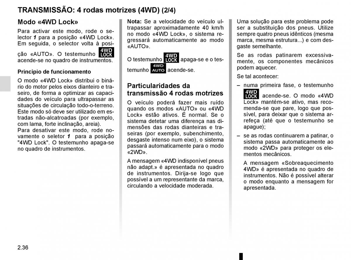 manuel du propriétaire Renault Koleos II 2 manual del propietario / page 140