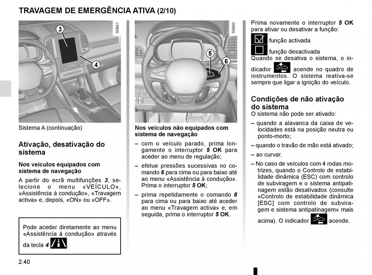 manuel du propriétaire Renault Koleos II 2 manual del propietario / page 144