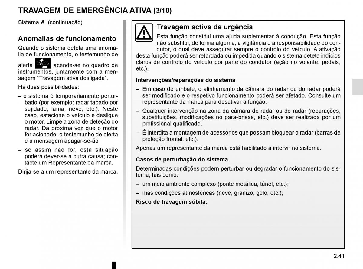 manuel du propriétaire Renault Koleos II 2 manual del propietario / page 145