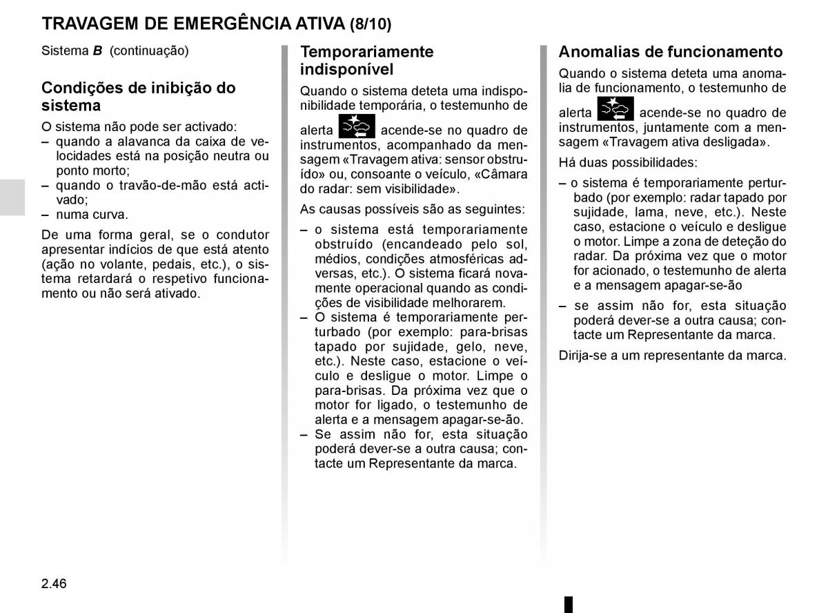 manuel du propriétaire Renault Koleos II 2 manual del propietario / page 150