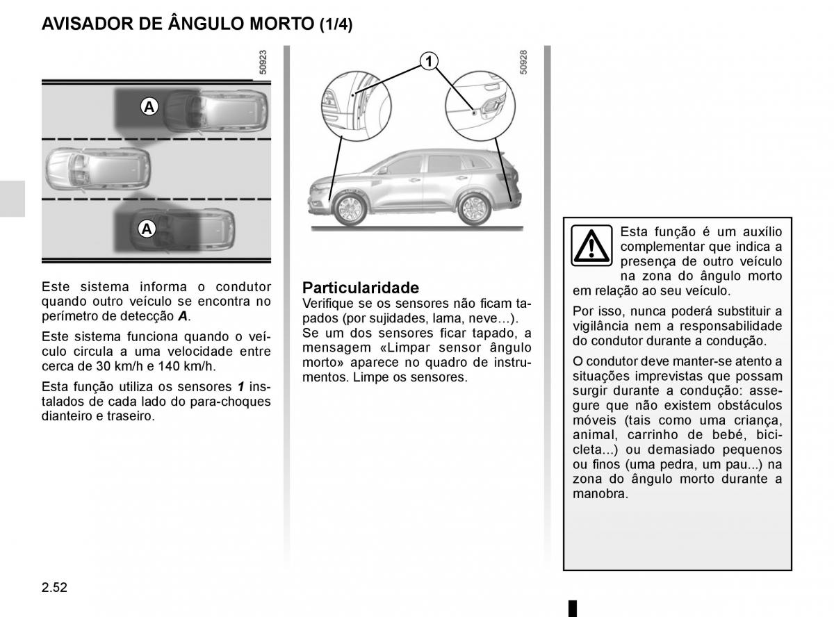 manuel du propriétaire Renault Koleos II 2 manual del propietario / page 156