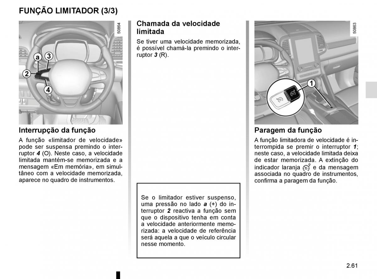 manuel du propriétaire Renault Koleos II 2 manual del propietario / page 165