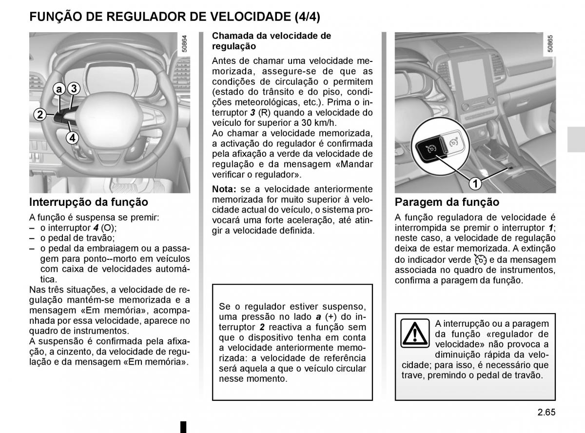 manuel du propriétaire Renault Koleos II 2 manual del propietario / page 169