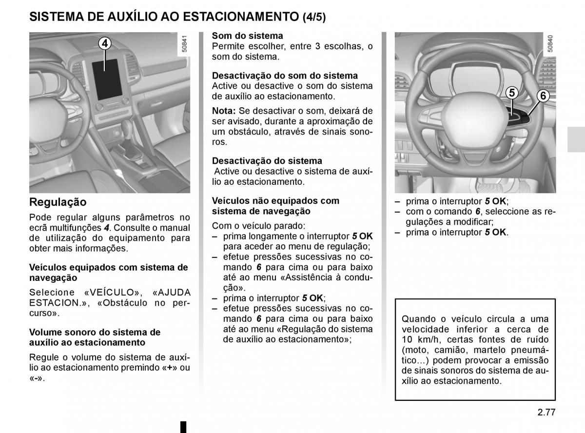 manuel du propriétaire Renault Koleos II 2 manual del propietario / page 181