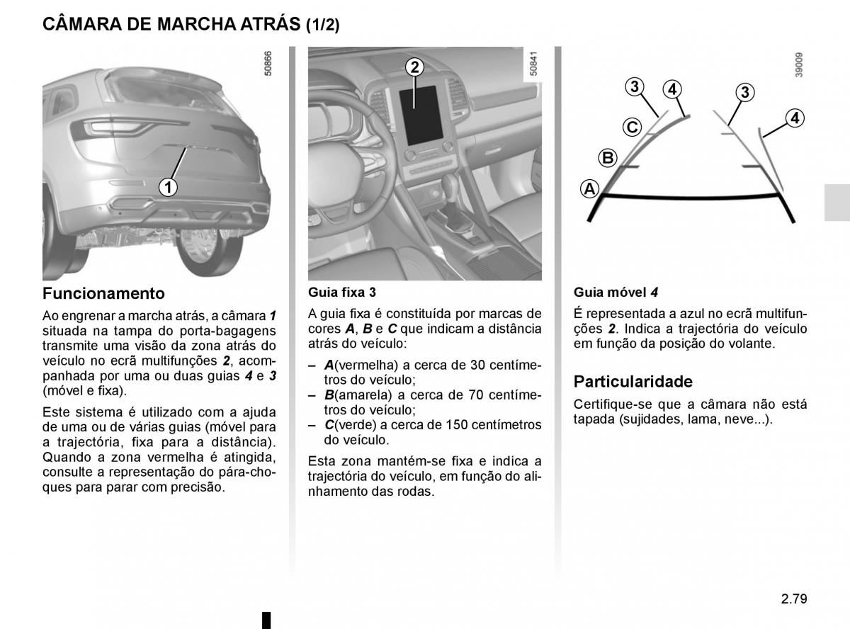 manuel du propriétaire Renault Koleos II 2 manual del propietario / page 183