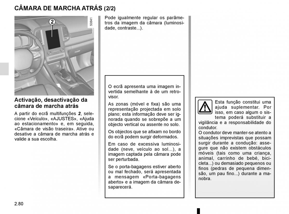 manuel du propriétaire Renault Koleos II 2 manual del propietario / page 184