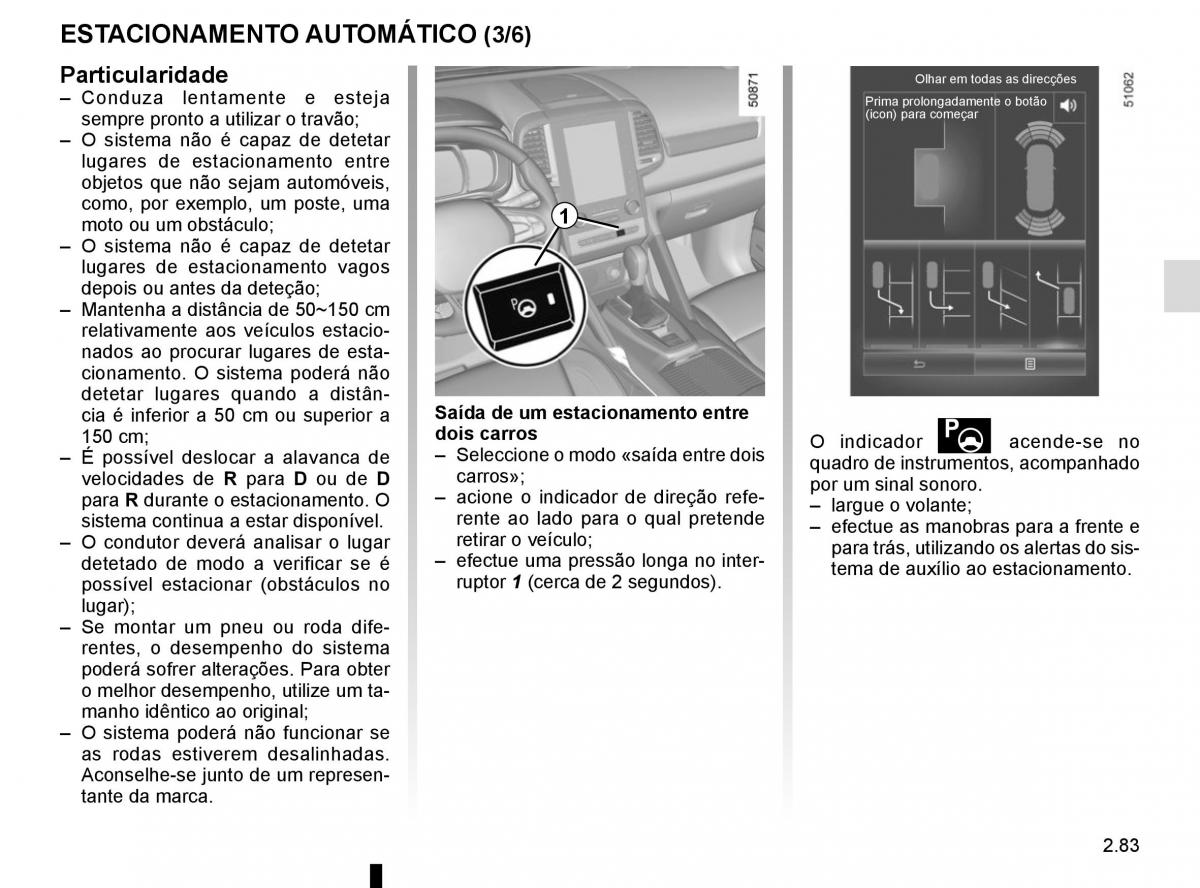 manuel du propriétaire Renault Koleos II 2 manual del propietario / page 187