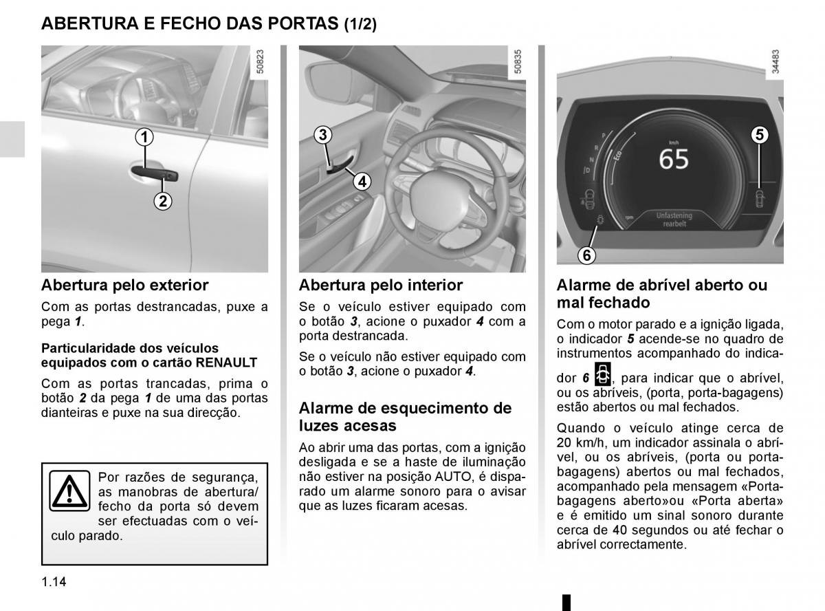 manuel du propriétaire Renault Koleos II 2 manual del propietario / page 20