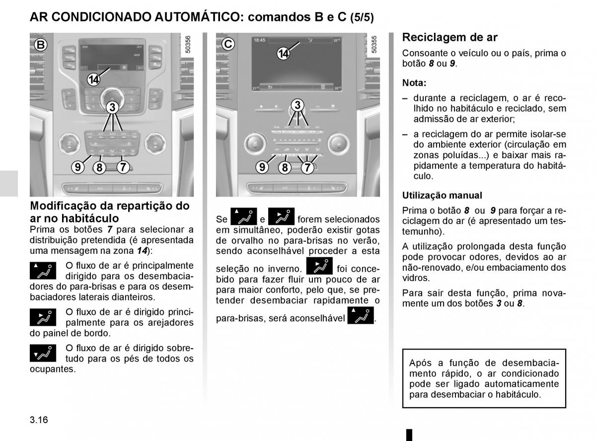 manuel du propriétaire Renault Koleos II 2 manual del propietario / page 210