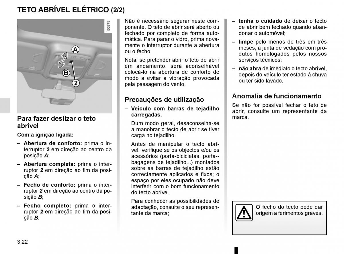 manuel du propriétaire Renault Koleos II 2 manual del propietario / page 216