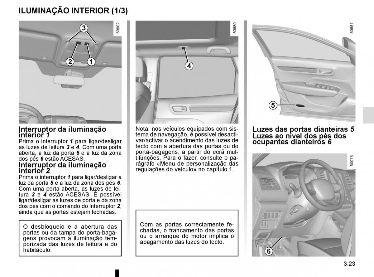 manuel du propriétaire Renault Koleos II 2 manual del propietario / page 217