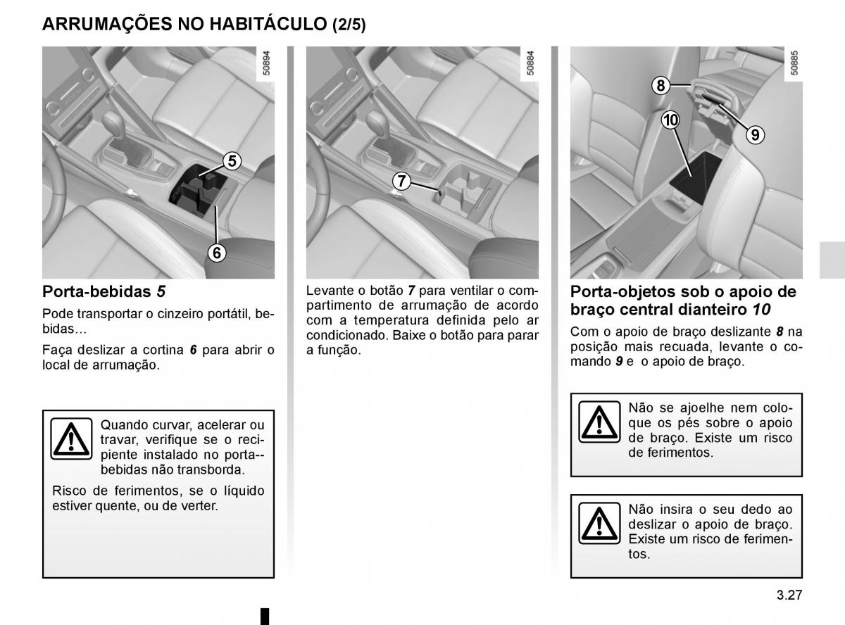 manuel du propriétaire Renault Koleos II 2 manual del propietario / page 221