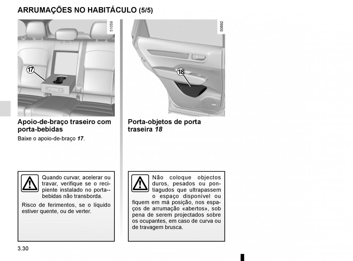 manuel du propriétaire Renault Koleos II 2 manual del propietario / page 224