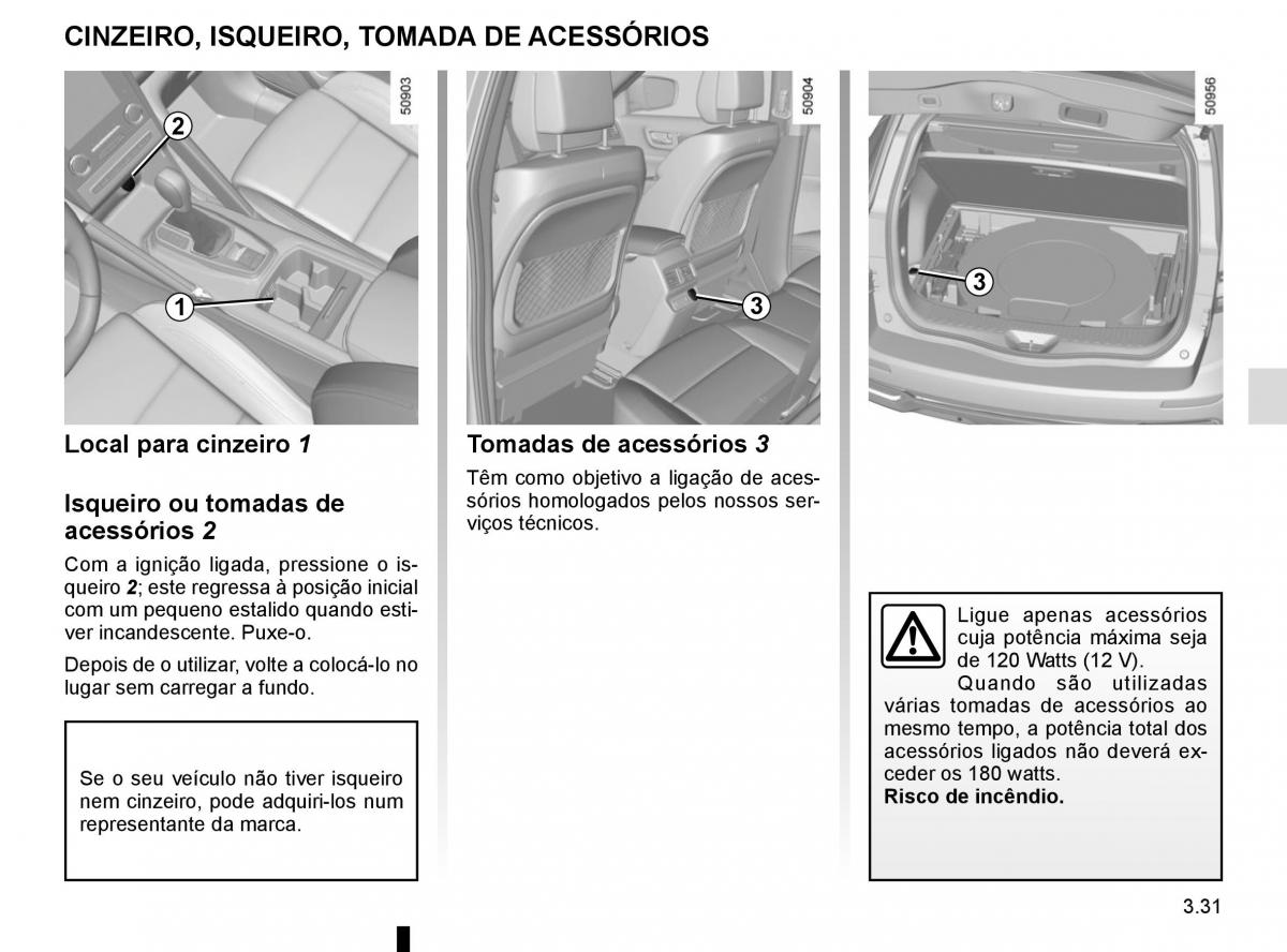 manuel du propriétaire Renault Koleos II 2 manual del propietario / page 225