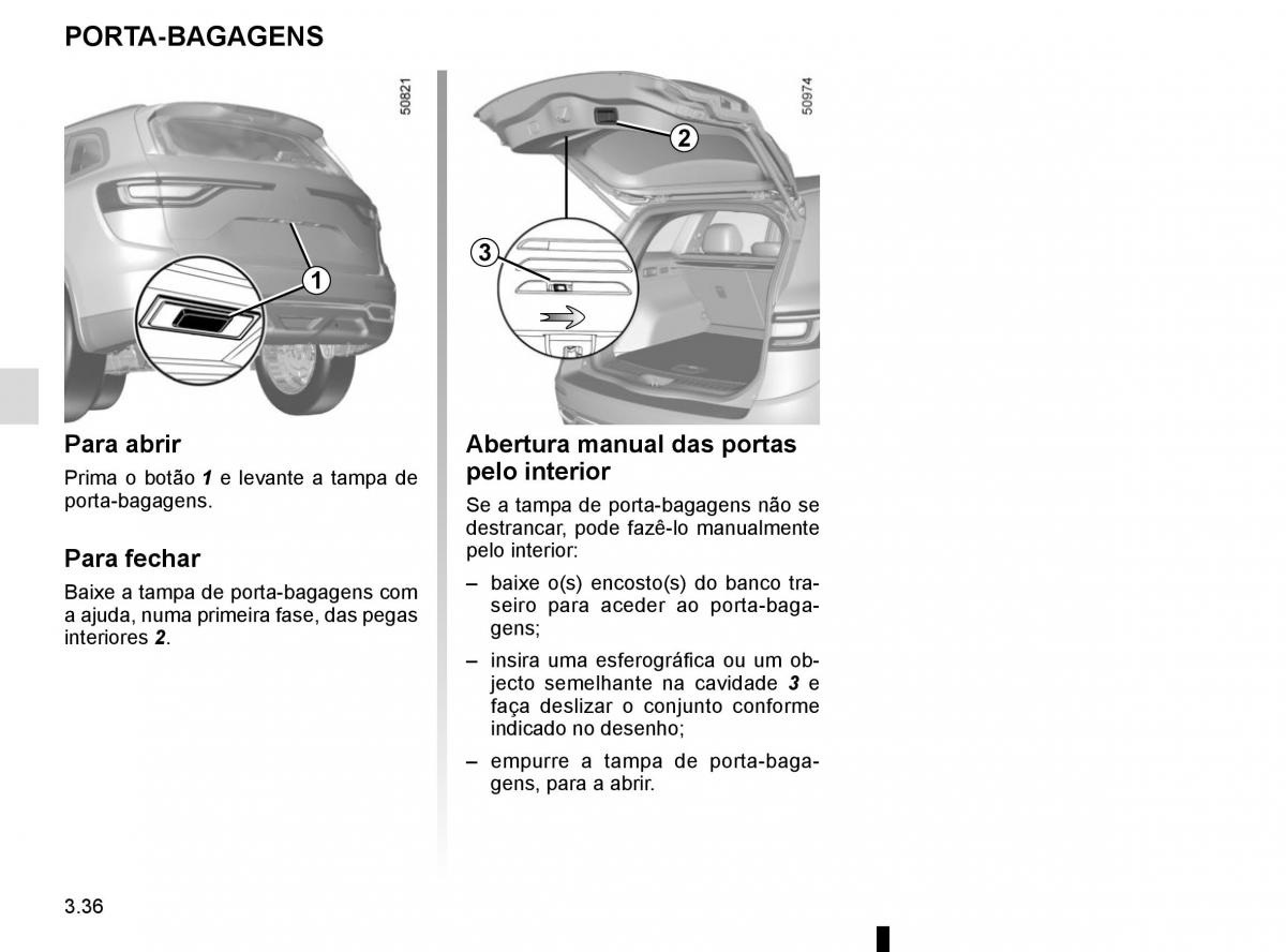 manuel du propriétaire Renault Koleos II 2 manual del propietario / page 230