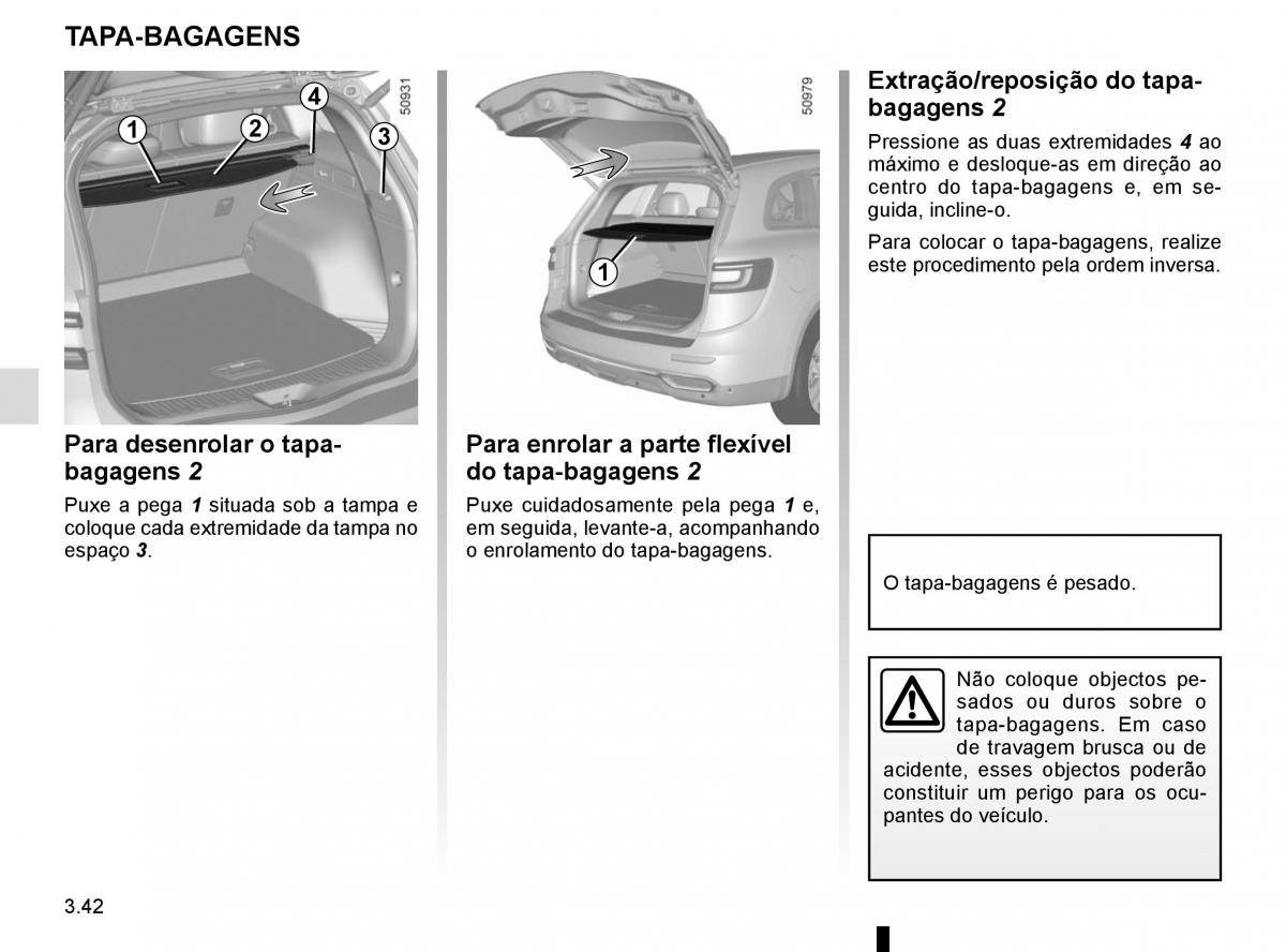 manuel du propriétaire Renault Koleos II 2 manual del propietario / page 236