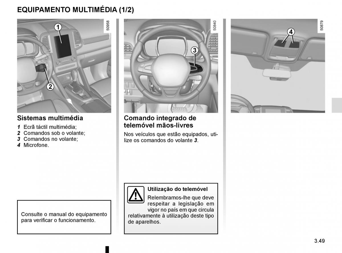 manuel du propriétaire Renault Koleos II 2 manual del propietario / page 243