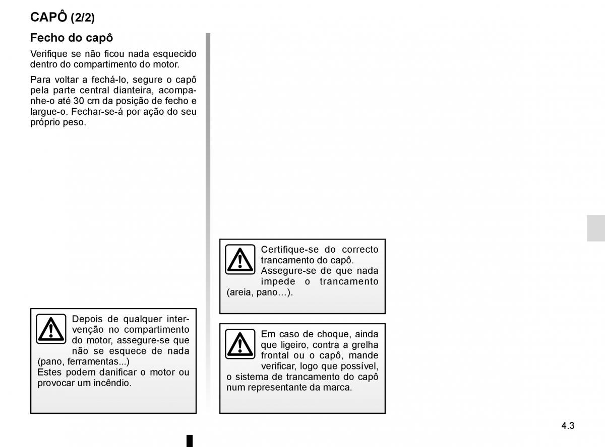 manuel du propriétaire Renault Koleos II 2 manual del propietario / page 247