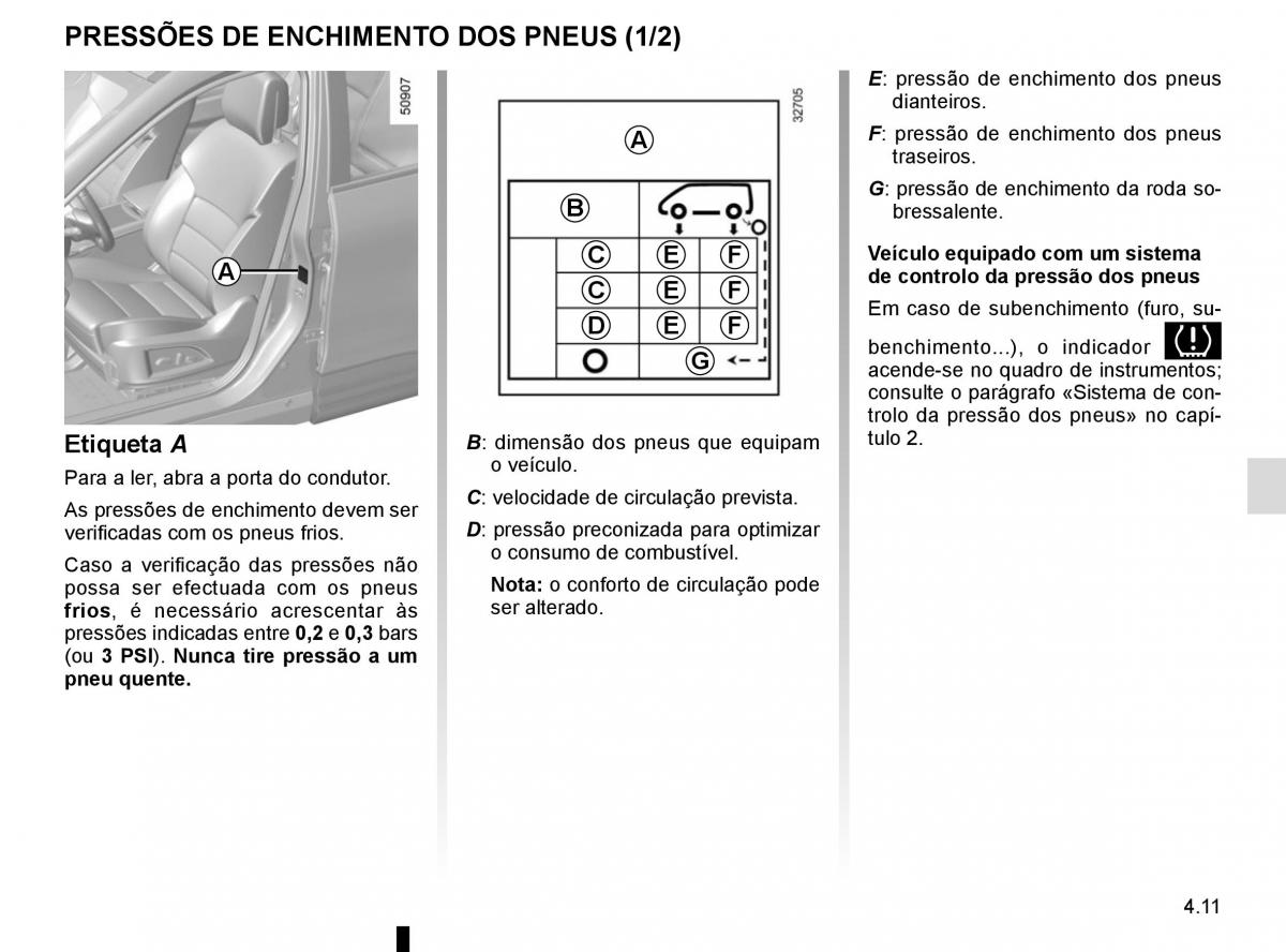 manuel du propriétaire Renault Koleos II 2 manual del propietario / page 255