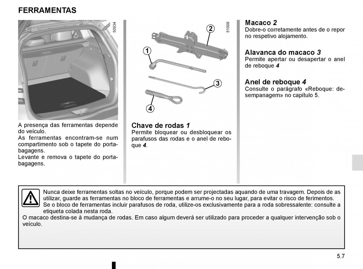 manuel du propriétaire Renault Koleos II 2 manual del propietario / page 269