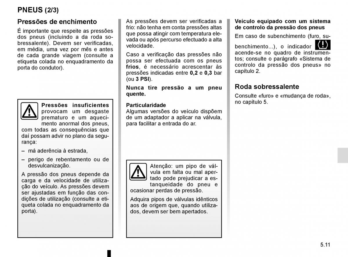 manuel du propriétaire Renault Koleos II 2 manual del propietario / page 273