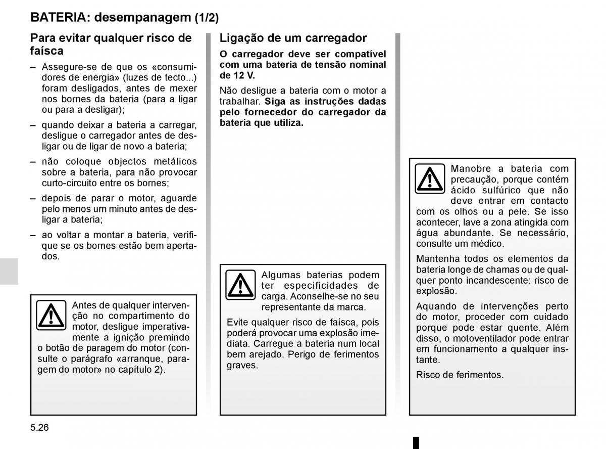 manuel du propriétaire Renault Koleos II 2 manual del propietario / page 288