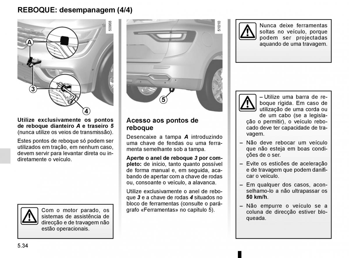 manuel du propriétaire Renault Koleos II 2 manual del propietario / page 296