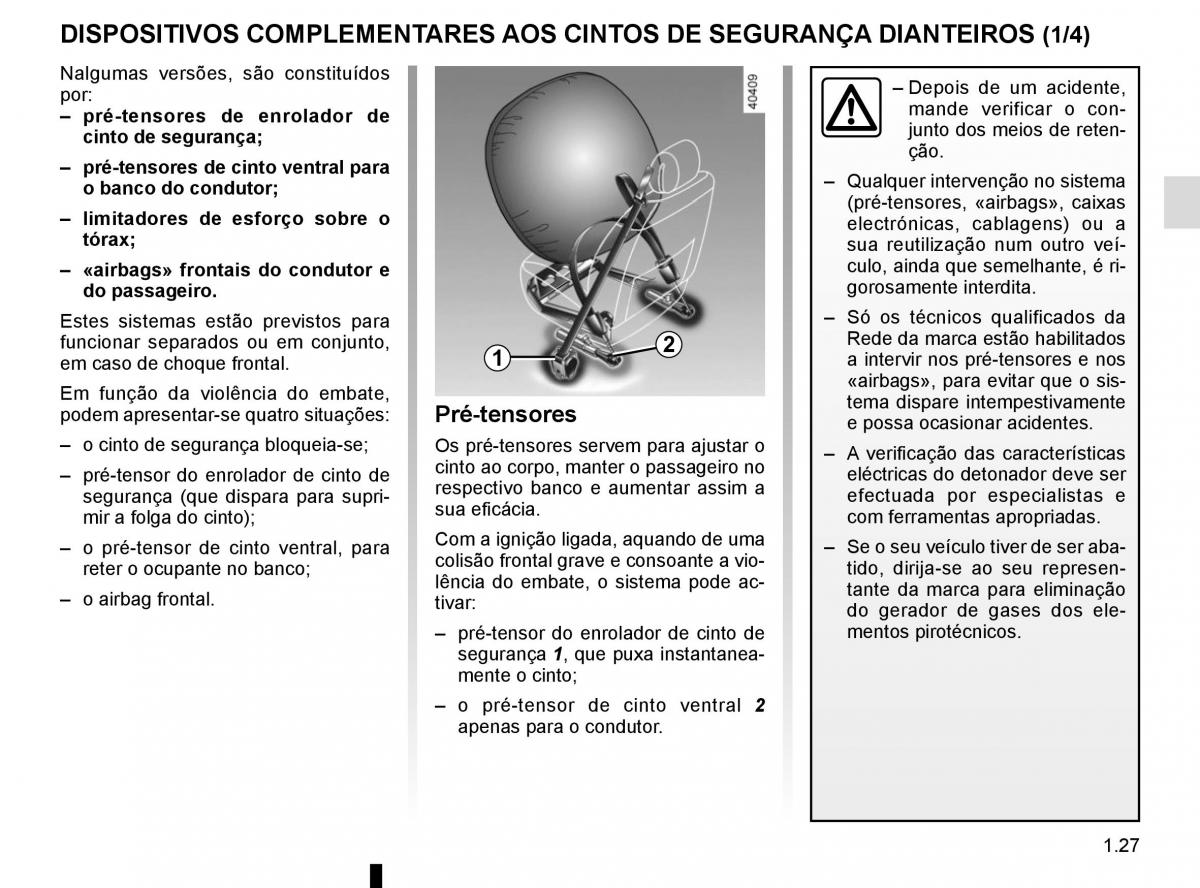 manuel du propriétaire Renault Koleos II 2 manual del propietario / page 33