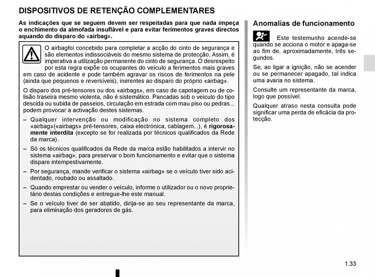 manuel du propriétaire Renault Koleos II 2 manual del propietario / page 39