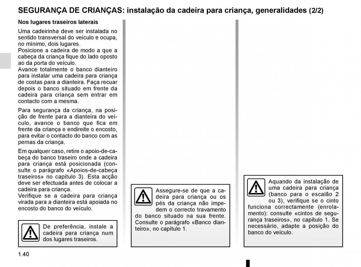 manuel du propriétaire Renault Koleos II 2 manual del propietario / page 46