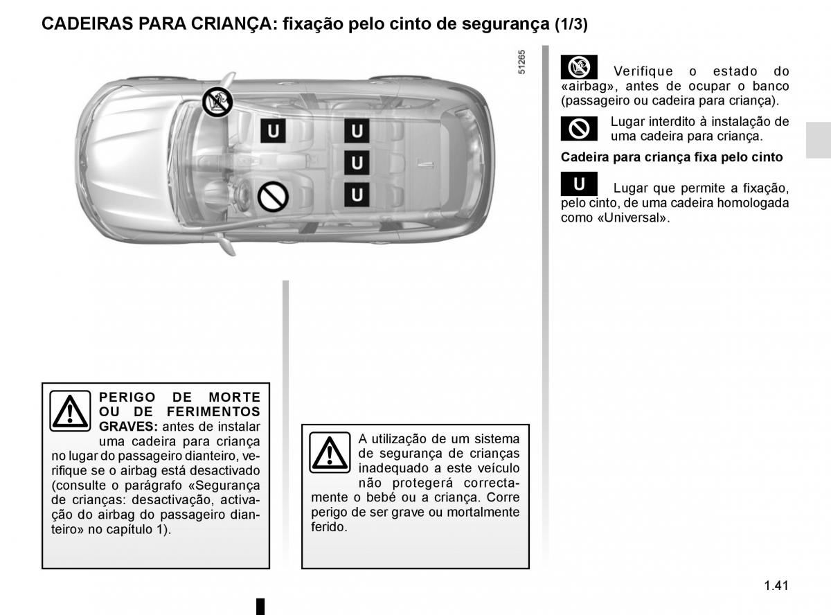 manuel du propriétaire Renault Koleos II 2 manual del propietario / page 47