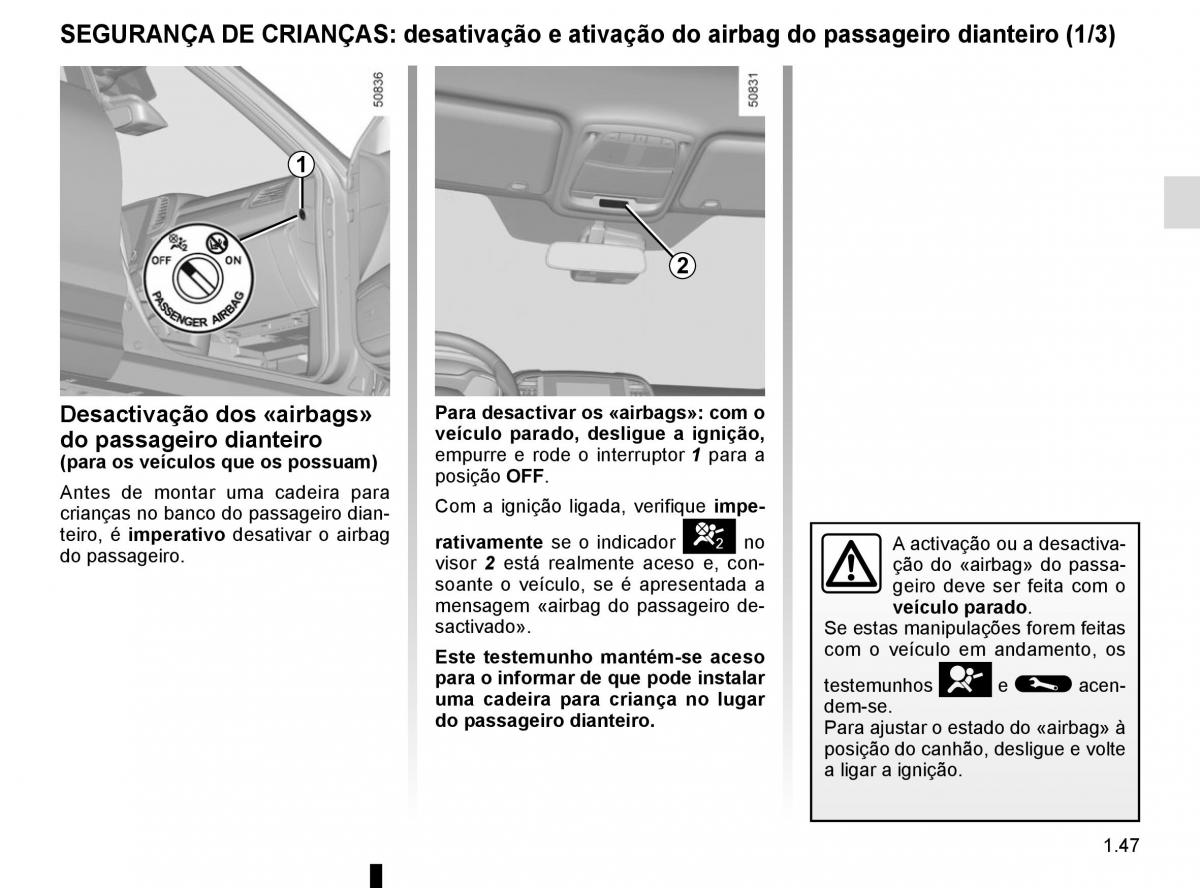 manuel du propriétaire Renault Koleos II 2 manual del propietario / page 53