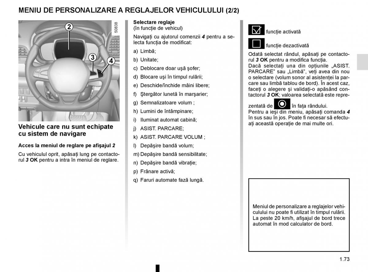 Bedienungsanleitung Renault Koleos II 2 manualul proprietarului / page 79