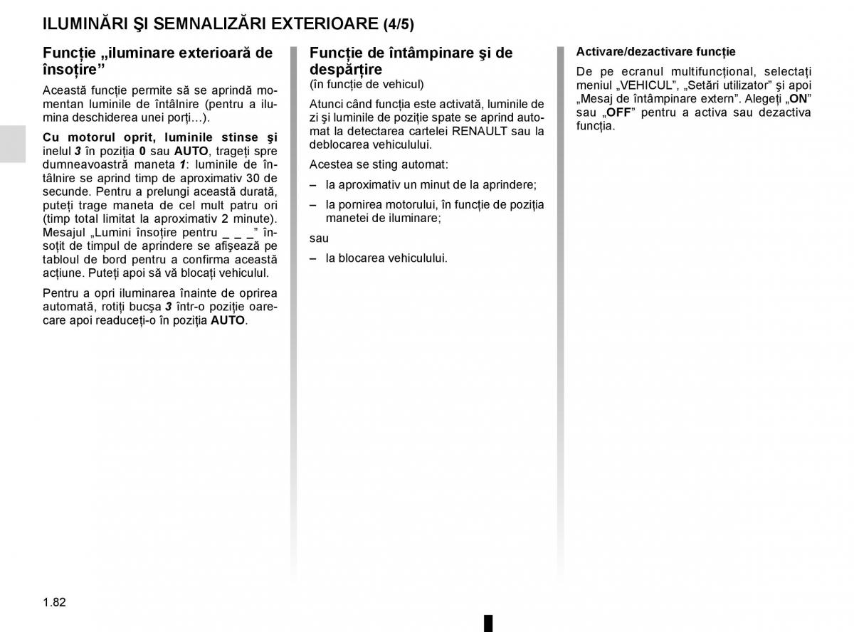 Bedienungsanleitung Renault Koleos II 2 manualul proprietarului / page 88