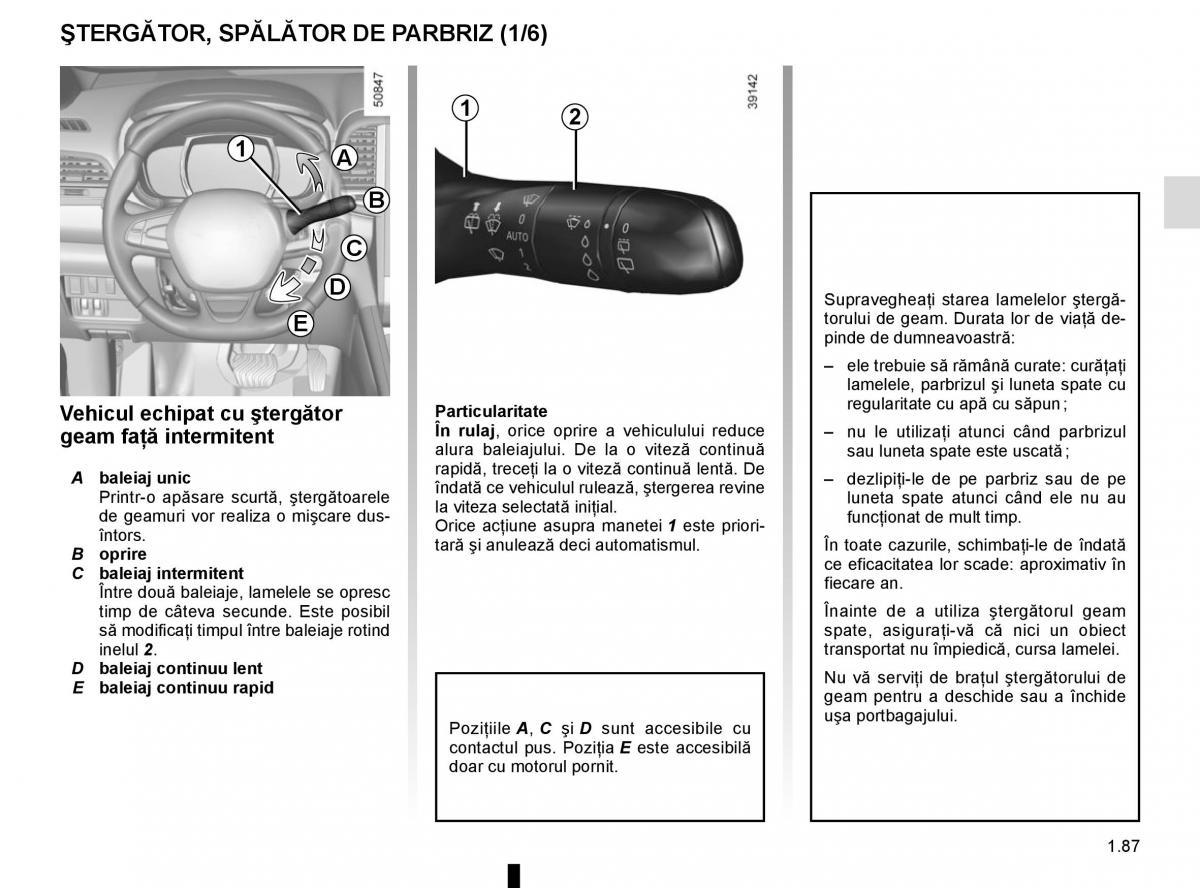 Bedienungsanleitung Renault Koleos II 2 manualul proprietarului / page 93