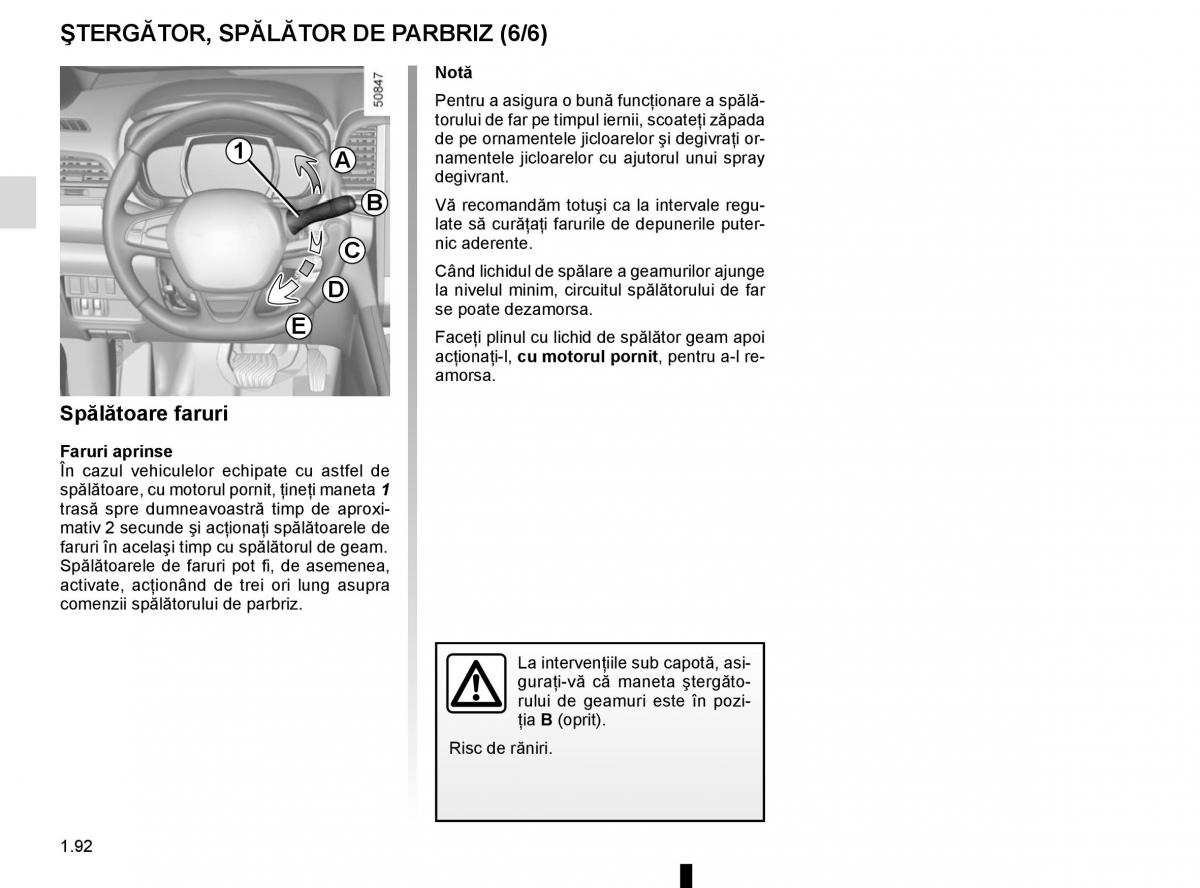 Bedienungsanleitung Renault Koleos II 2 manualul proprietarului / page 98