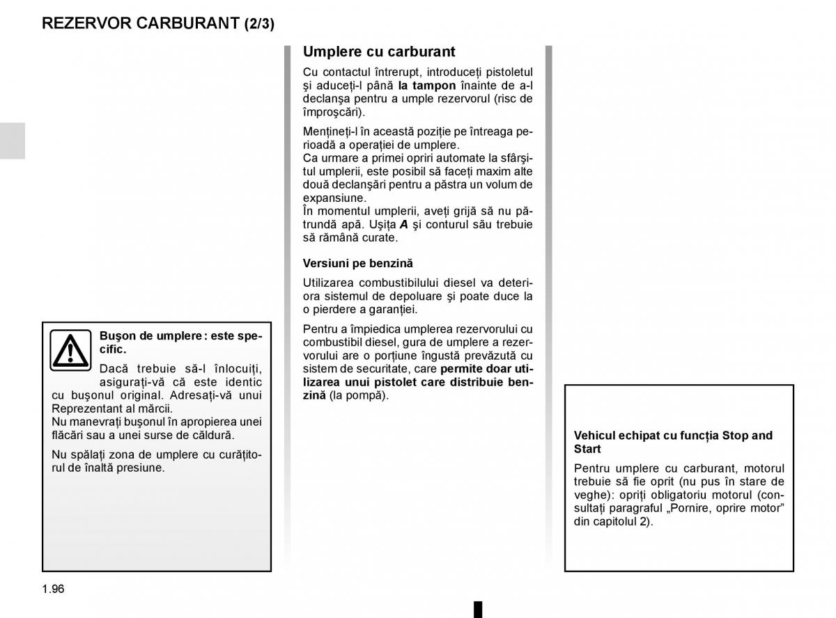 Bedienungsanleitung Renault Koleos II 2 manualul proprietarului / page 102