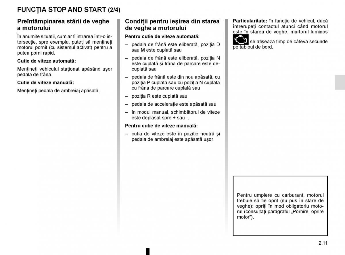 Bedienungsanleitung Renault Koleos II 2 manualul proprietarului / page 115