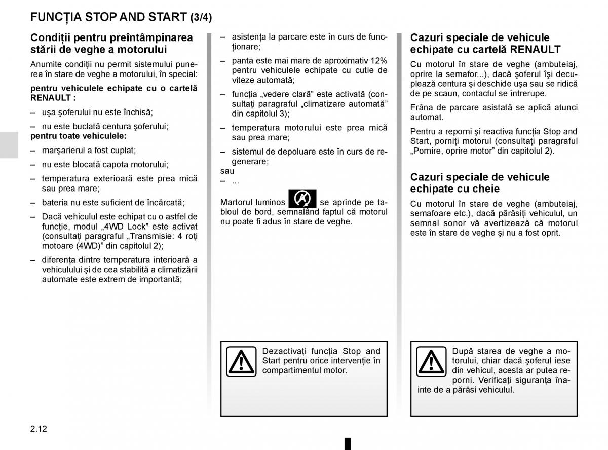 Bedienungsanleitung Renault Koleos II 2 manualul proprietarului / page 116